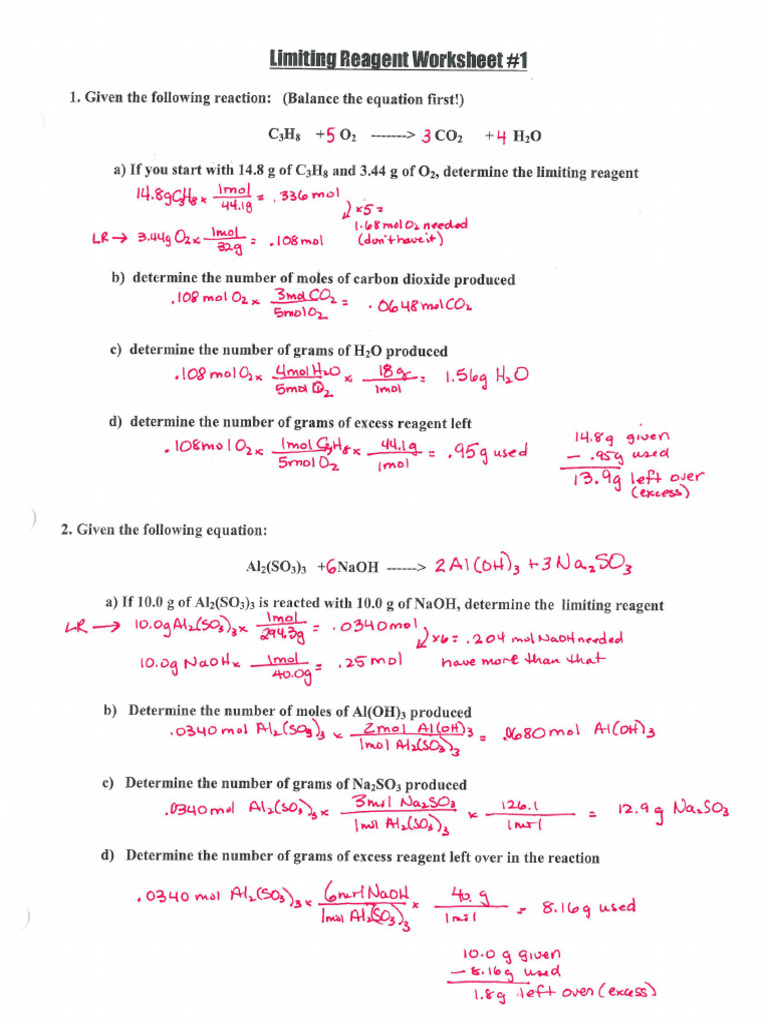 LR Worksheet 1 My Work - Q | PDF