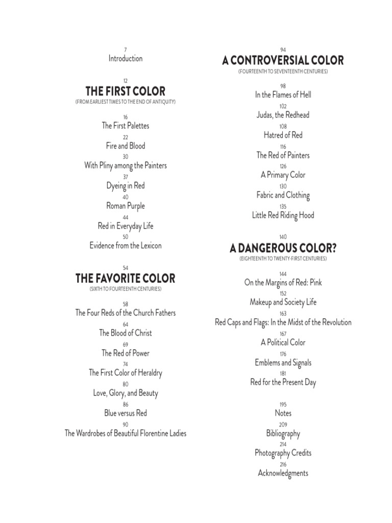The History and Significance of Red Color | PDF | Red | Color
