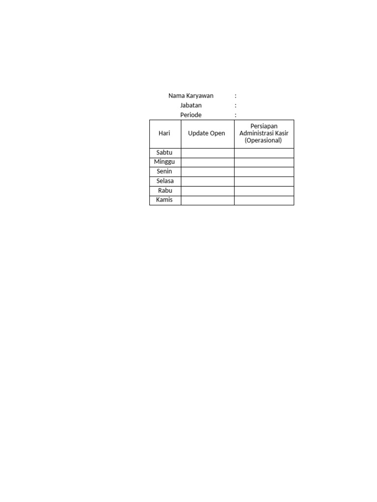 Project Time Sheet | PDF