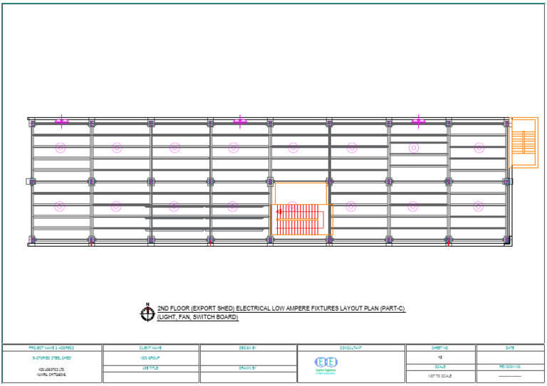 CFS 05 2nd FL Part-C Lightning Layout With Lux | PDF | Electromagnetic ...