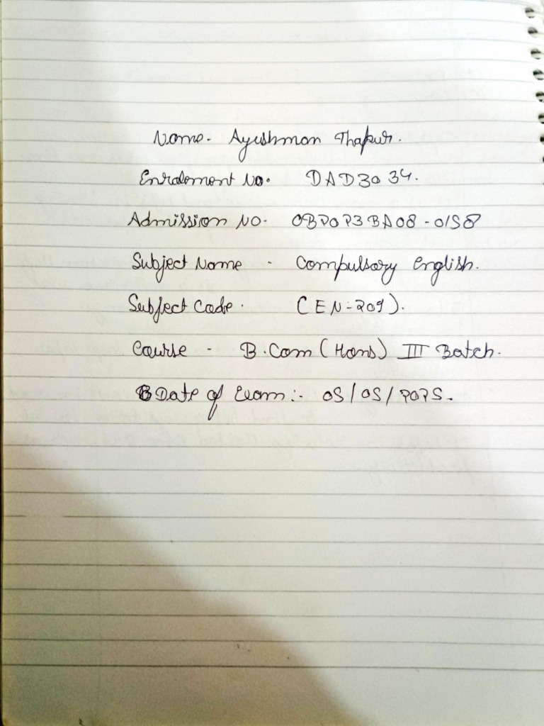 Compulsory English 3rd Sem | PDF