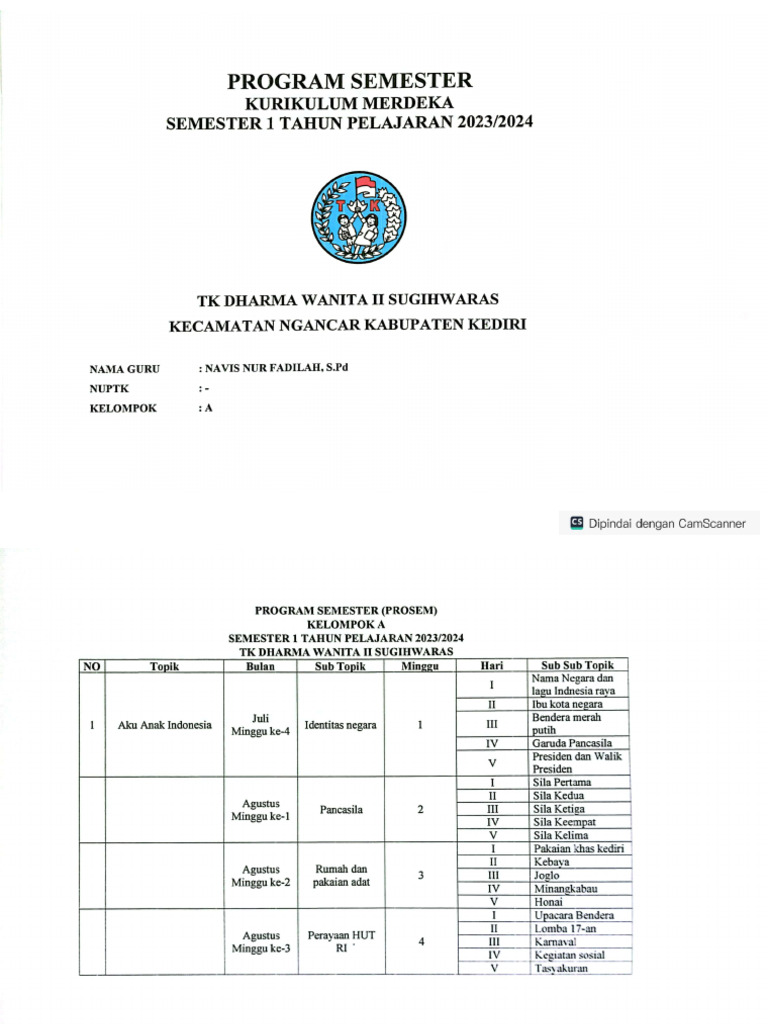 3.1 Prosem TK | PDF