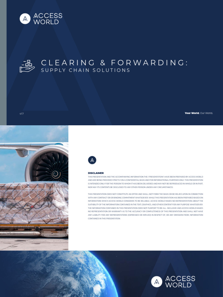 Clearing & Forwarding:: Supply Chain Solutions | PDF | Transport ...