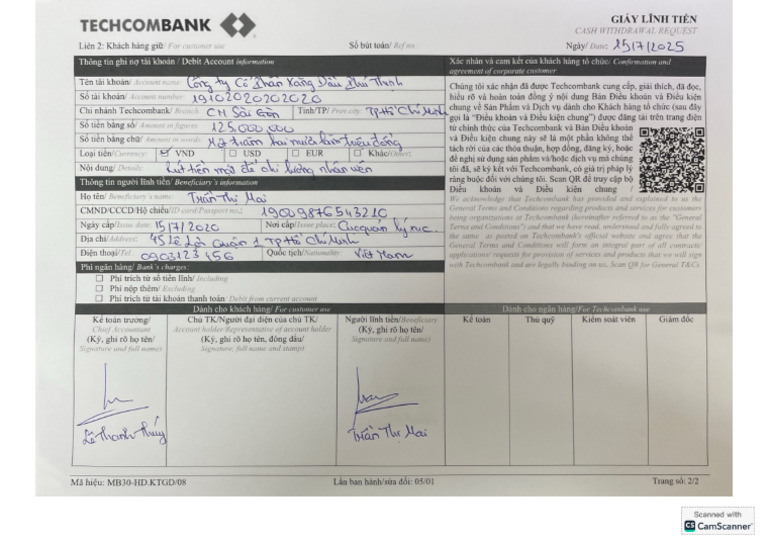 Withdraw Request 2 | PDF