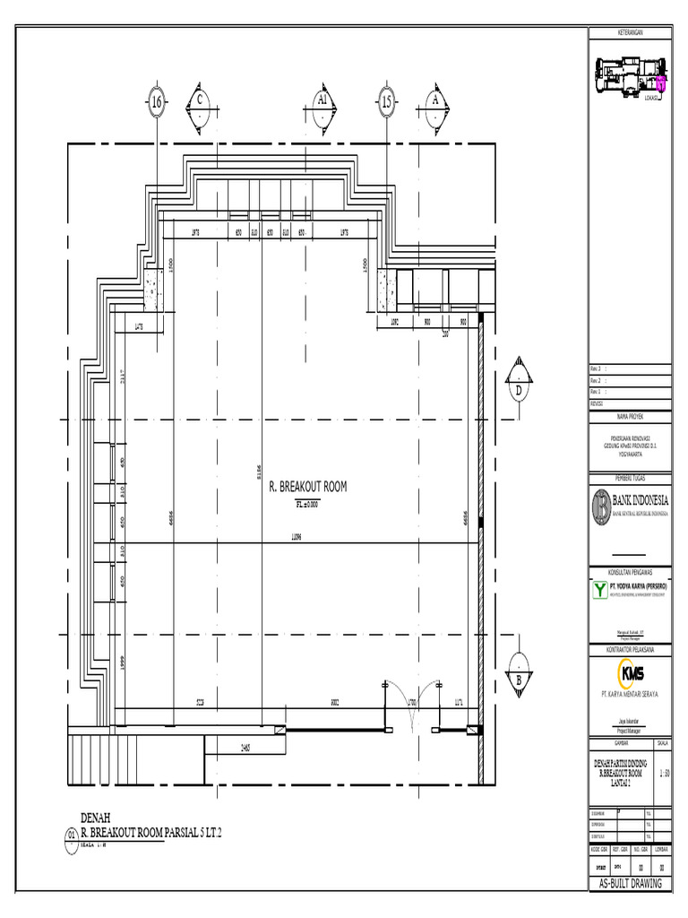 As-Built Drawing: Breakout Room Layout | PDF