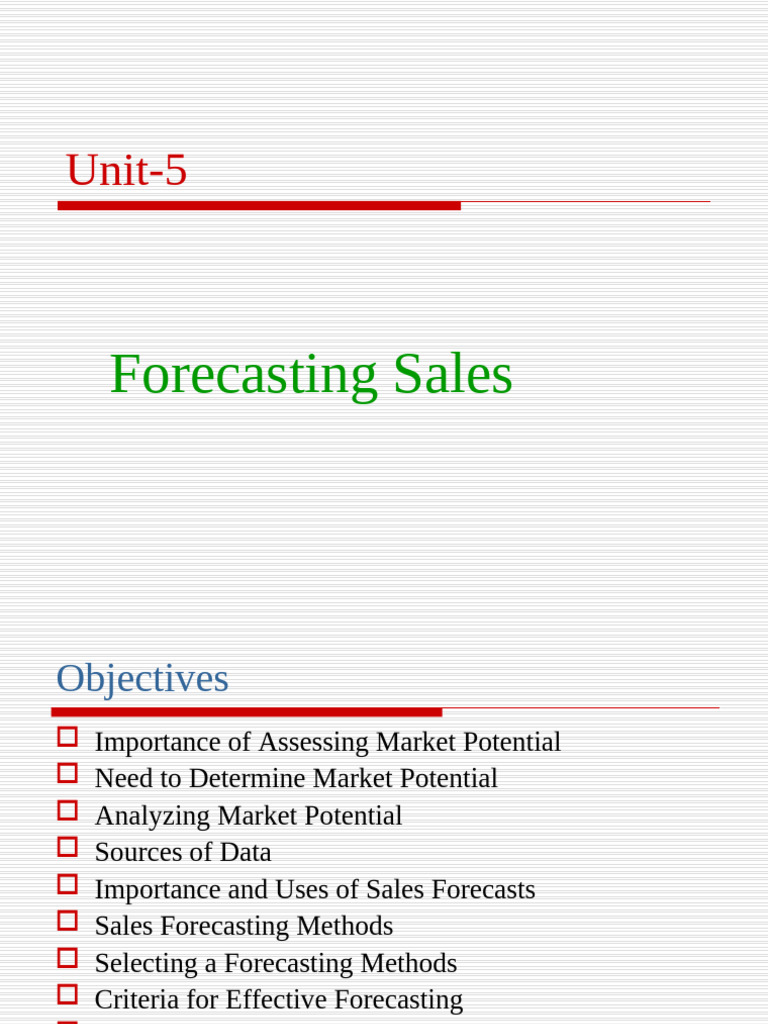 Sales Forecasting and Budgeting Strategies | PDF | Forecasting | Budget