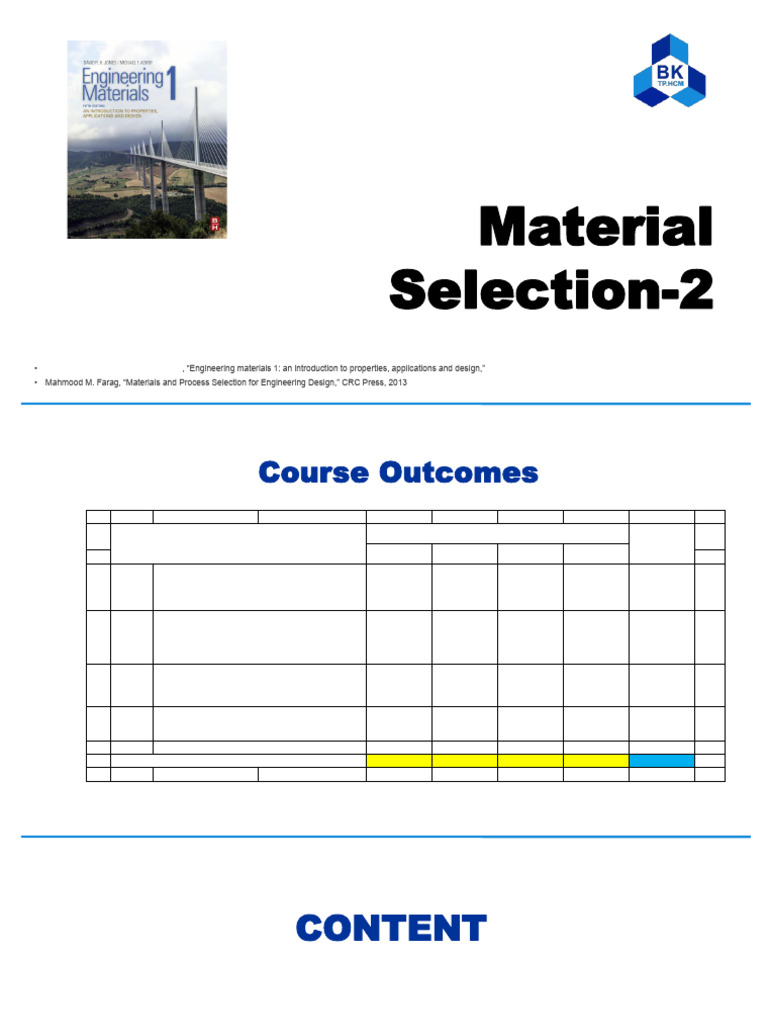 Material Selection-2 - Tuần 4 | PDF | Beam (Structure) | Buckling