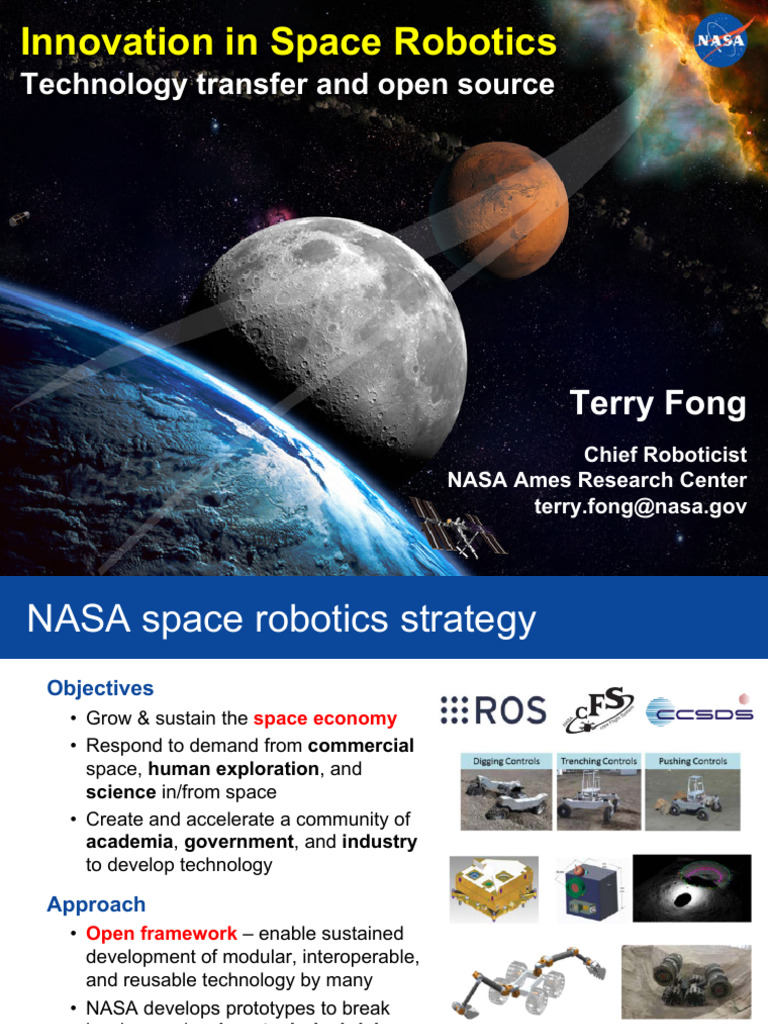 Innovation in Space Robotics | PDF | Rover (Space Exploration) | Robotics