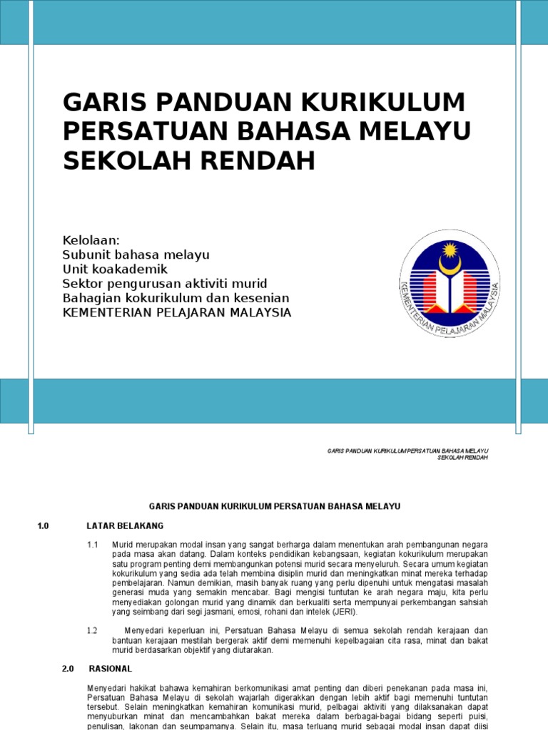 Unduh Gratis Gambar Garis Panduan Kurikulum Per Bm Sek Ren Terupdate oleh Cikimm.com