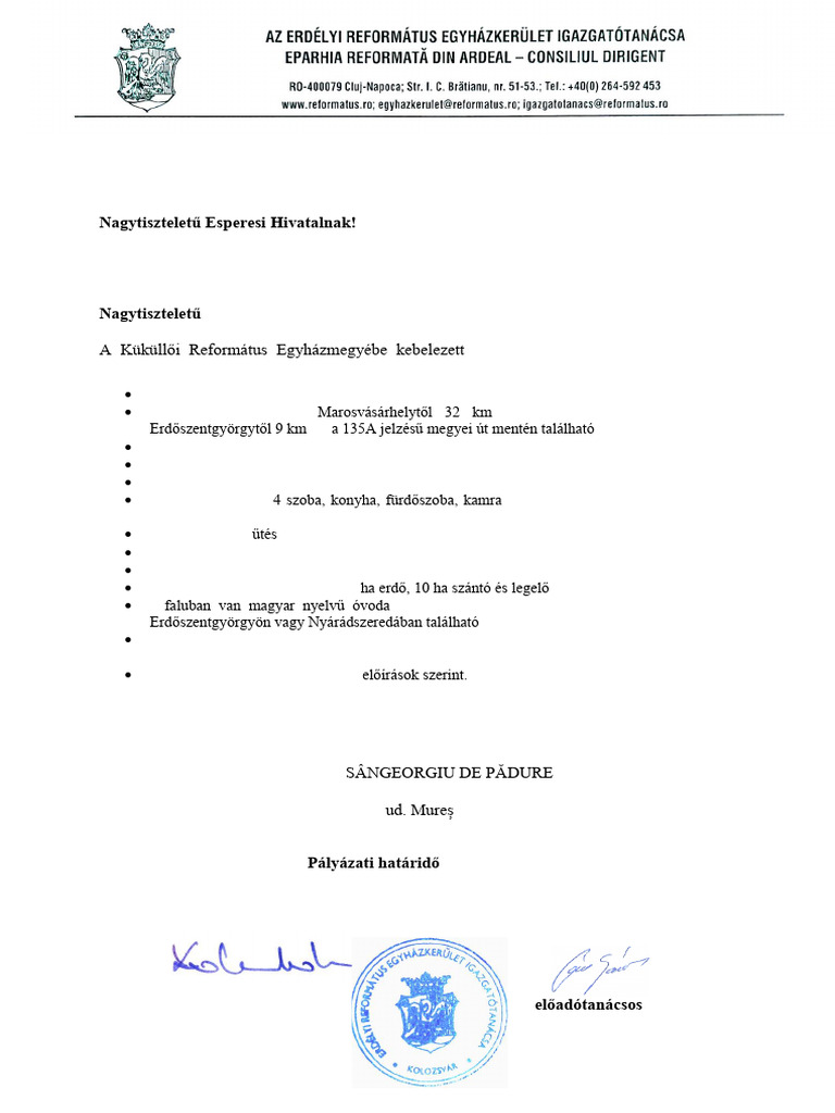 Havad Palyazathirdetes | PDF