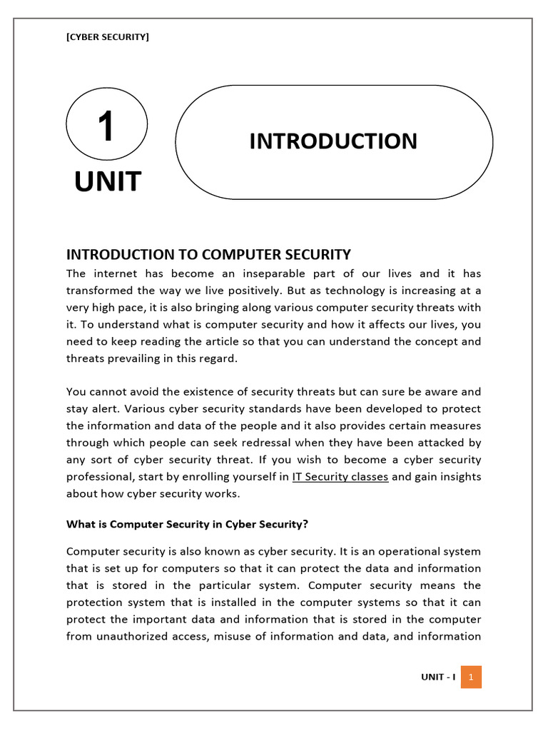 Understanding Computer Security Threats | PDF | Malware | Security