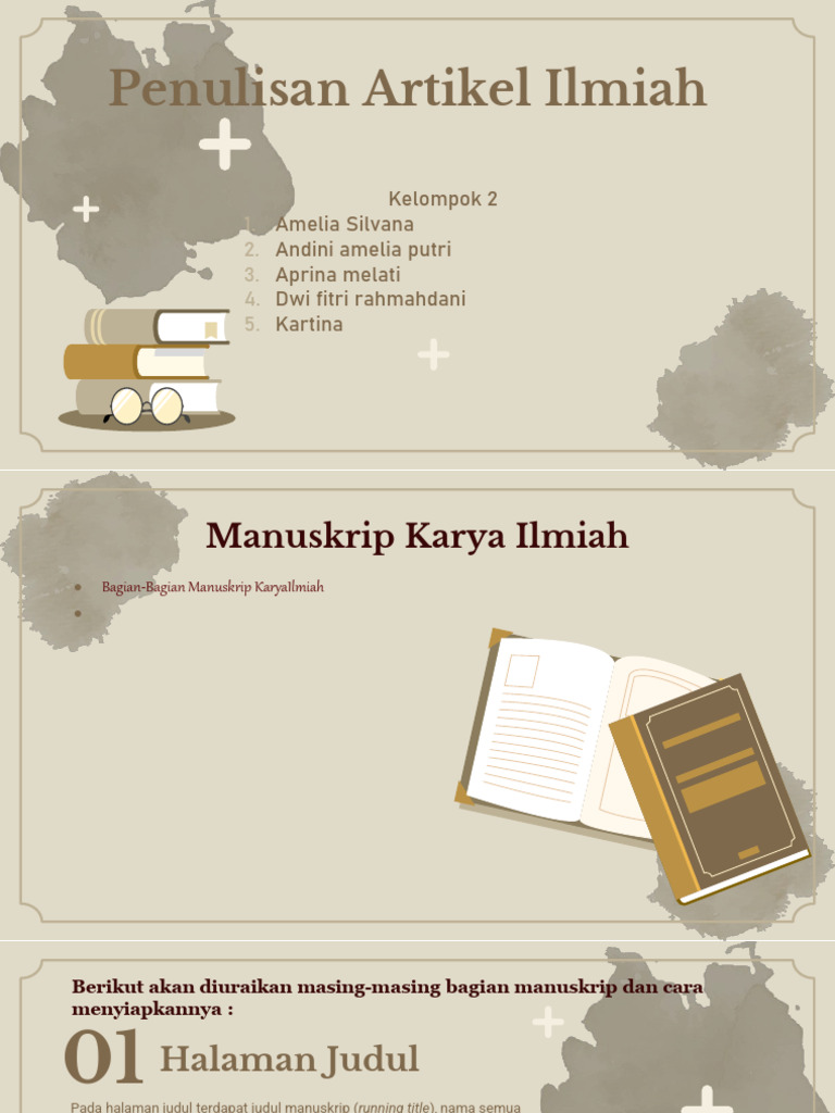 Penulisan Artikel Ilmiah | PDF