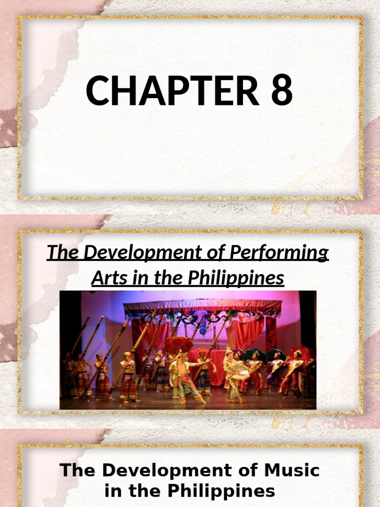 Evolution of Philippine Performing Arts | PDF