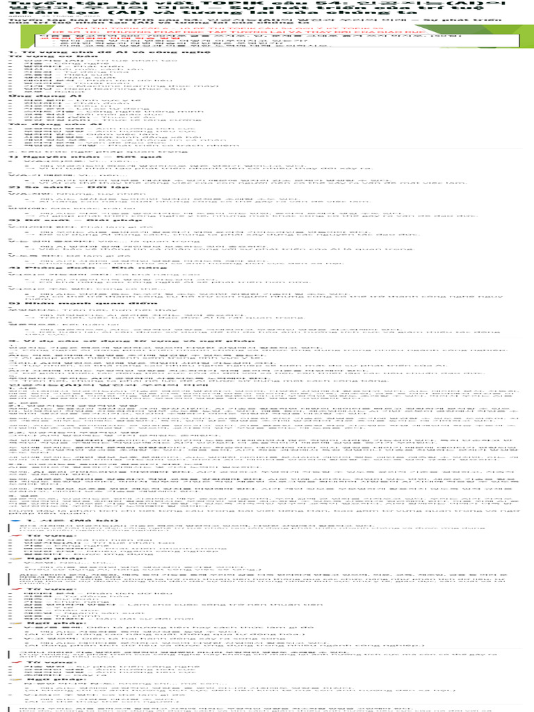 Topik C54-Su Phat Trien AI | PDF