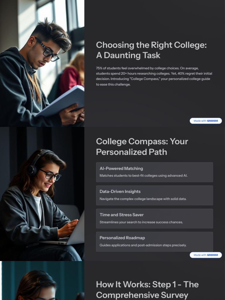 College Compass: Your College Match Guide | PDF | Artificial ...