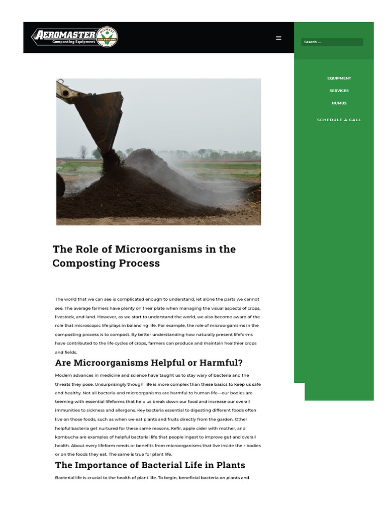 Midwestbiosystems Com the Role of Microorganisms in the Composting ...