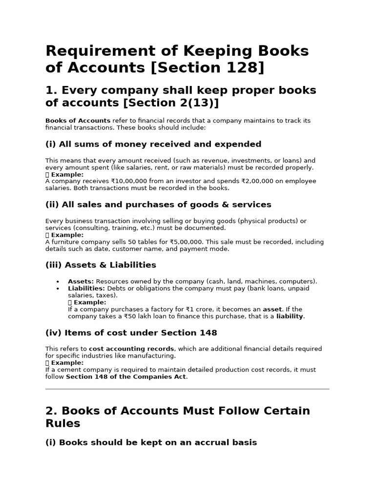 Essential Guidelines for Company Accounts | PDF | Equity (Finance ...