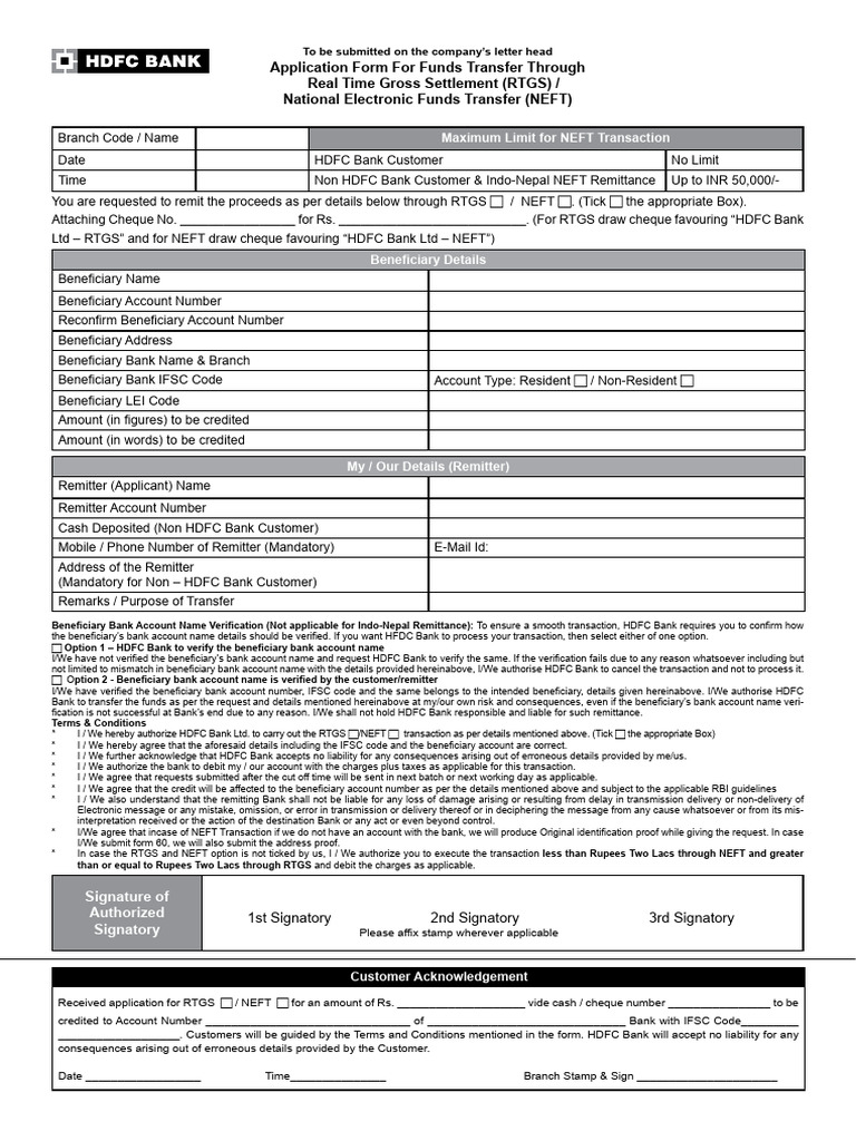 RTGS/NEFT Funds Transfer Application | PDF | Banking Technology | Payments