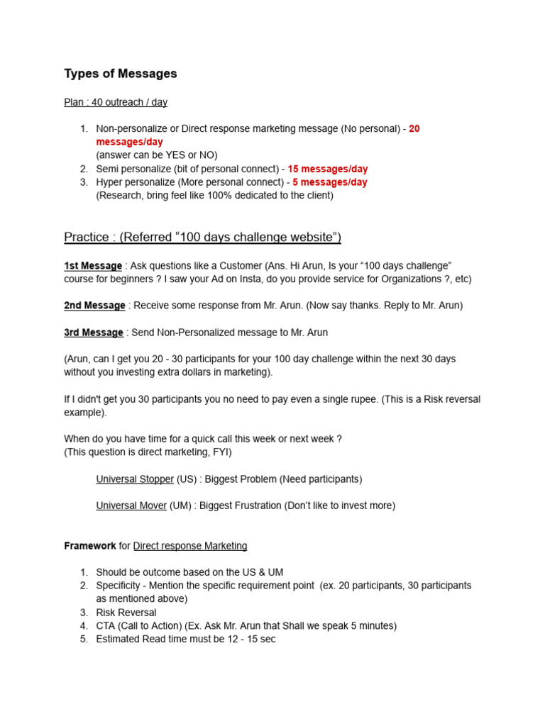 Effective Outreach Message Strategies | PDF | Human Communication