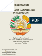 Islam & Nationalism in Tajik Is Tan