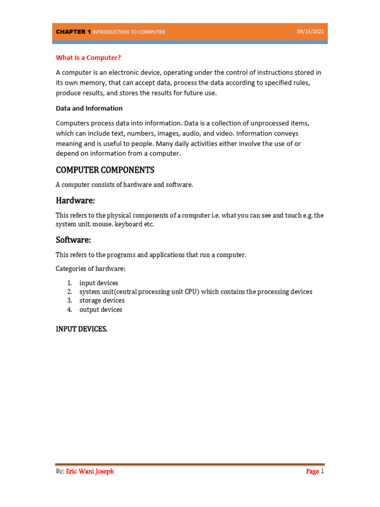 Introduction to Computer Basics | PDF | Computer Virus | Antivirus Software
