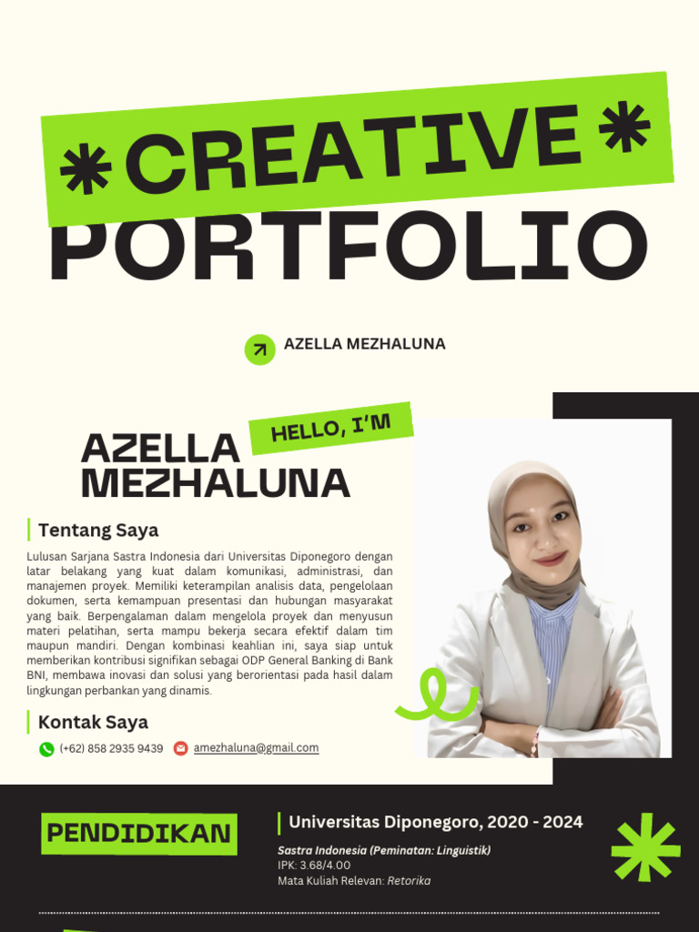Portofolio Azella Mezhaluna: ODP Banking | PDF