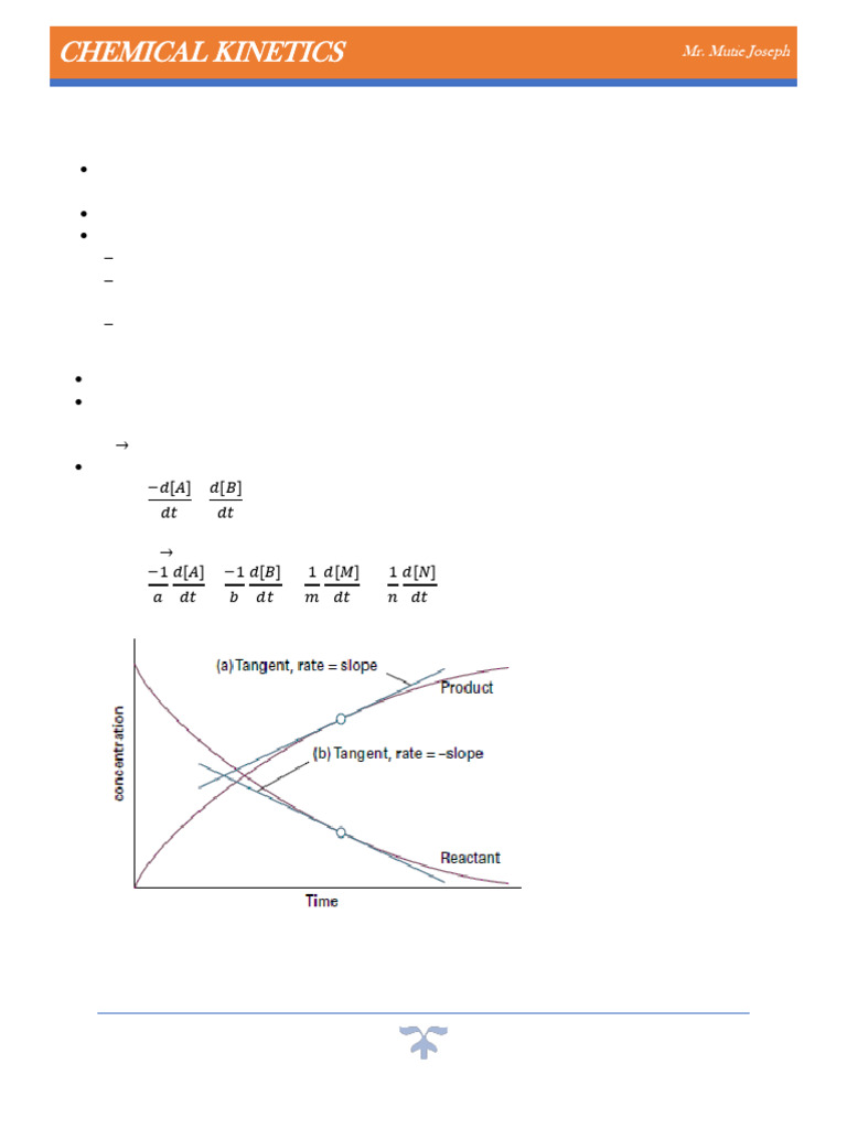 Chemical Kinetics Overview and Examples | PDF | Reaction Rate ...