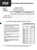 P5 Integrated Science Term II Exam 2025 | PDF