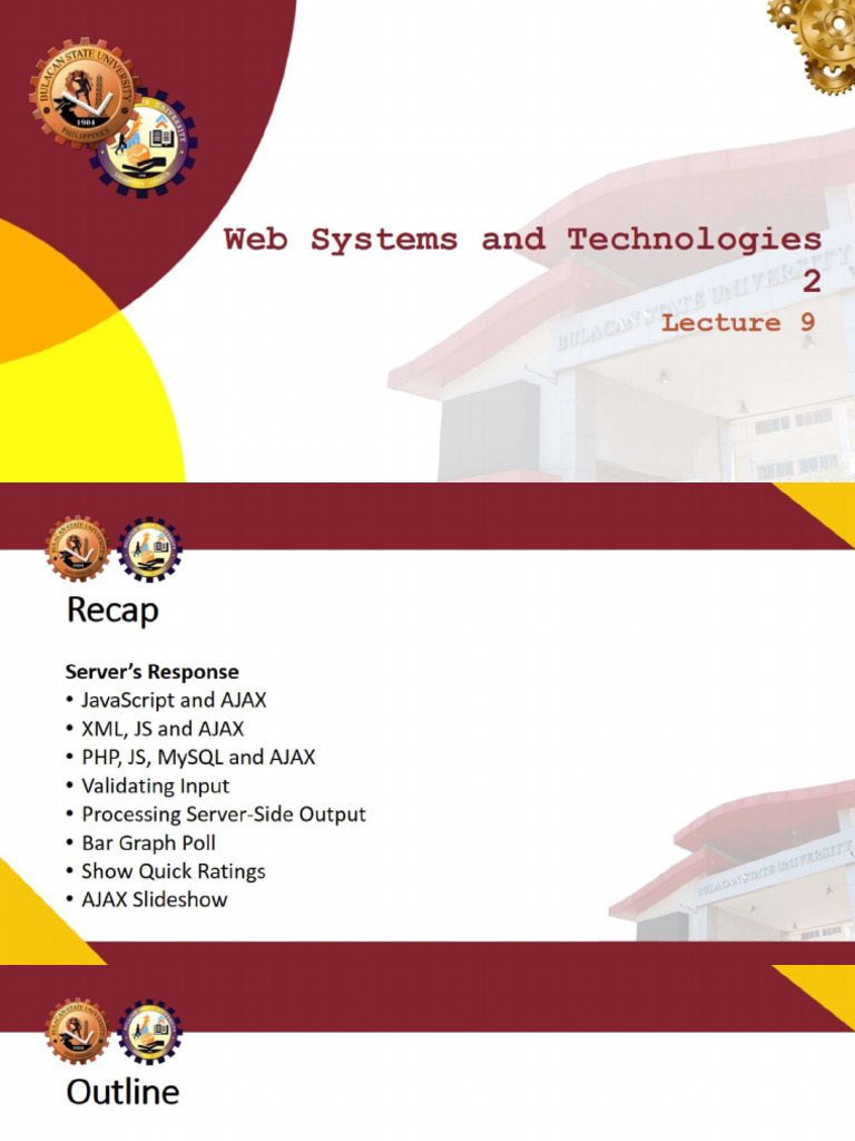 Web 2 Lecture 9 | PDF