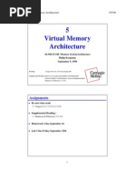 5 Virtual Memory Architecture: Assignments