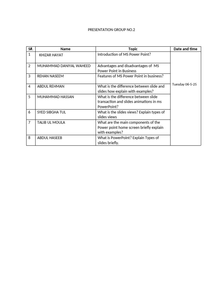 Presentation 3 | PDF