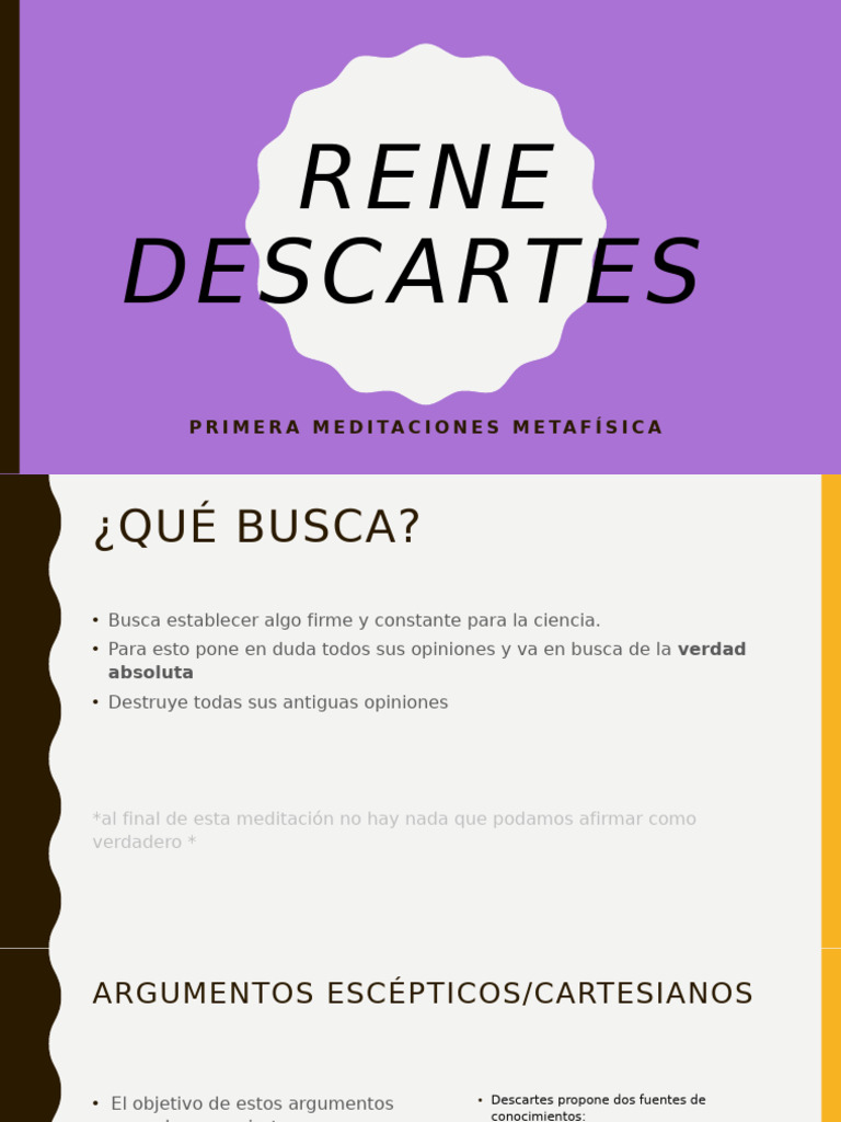 Rene Descartes | PDF | René Descartes | Verdad