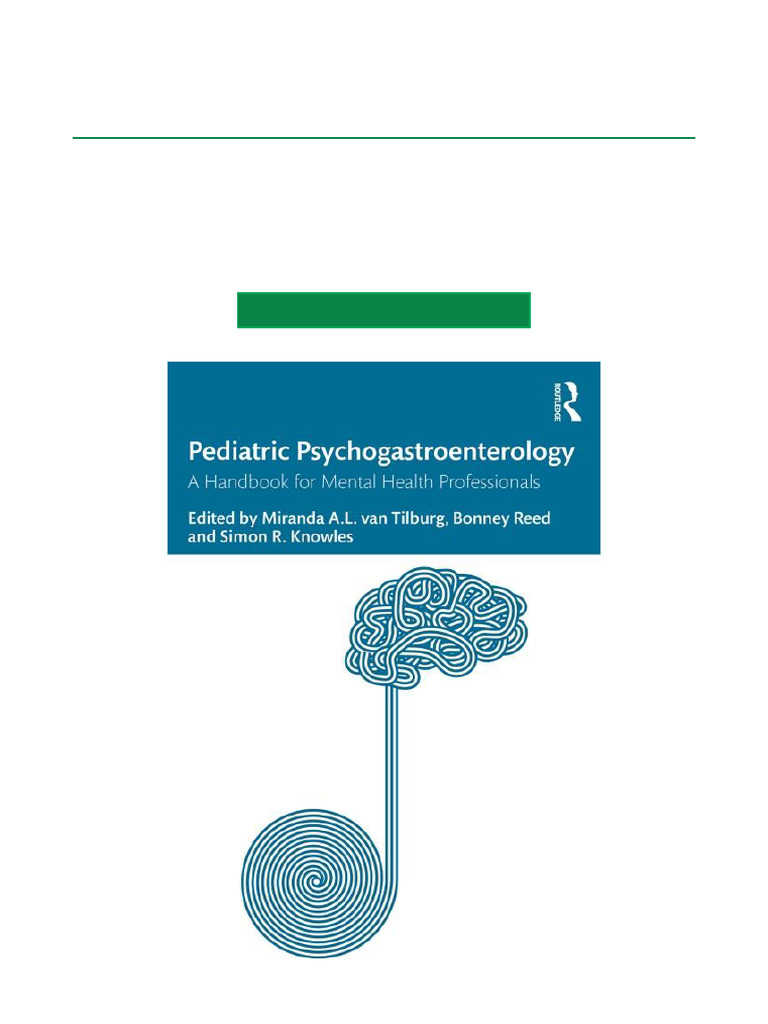 Pediatric Psychogastroenterology Handbook | PDF | Esophagus ...