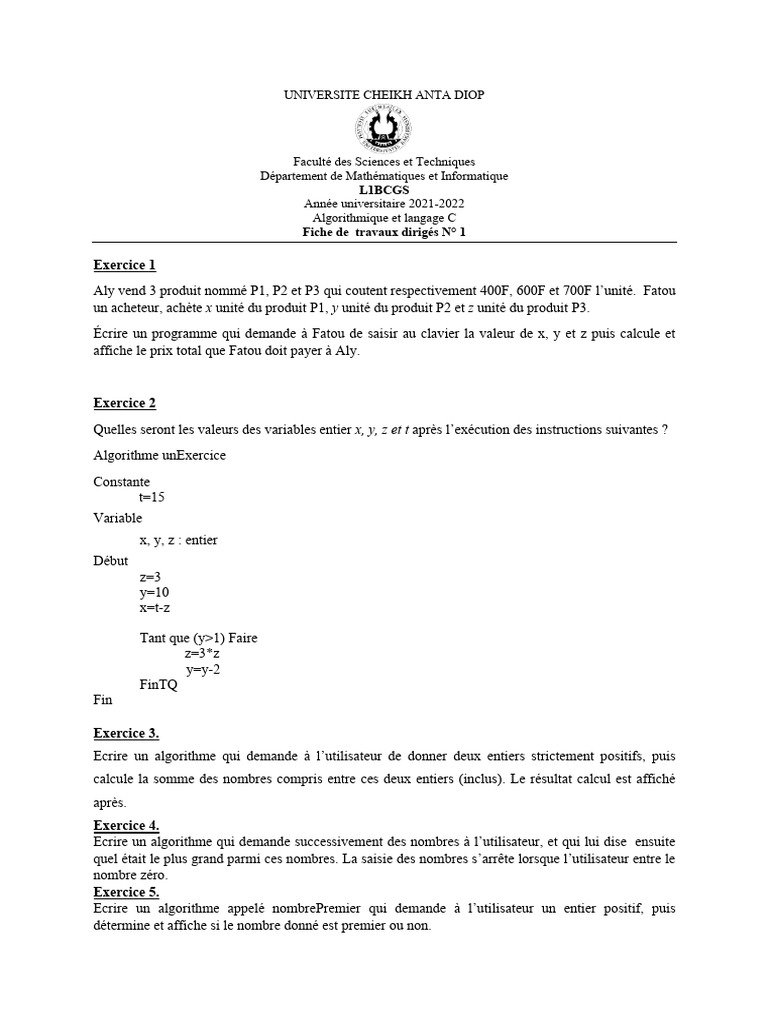Vérification de la primalité de 89 | PDF