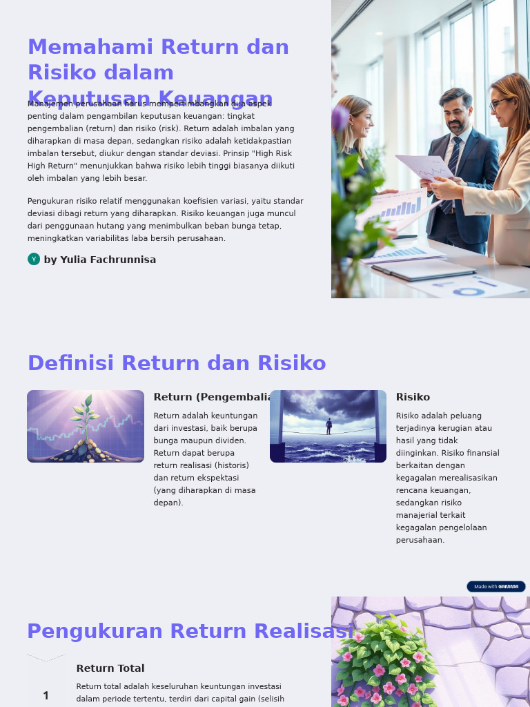 Memahami Return Dan Risiko Dalam Keputusan Keuangan PDF(00)