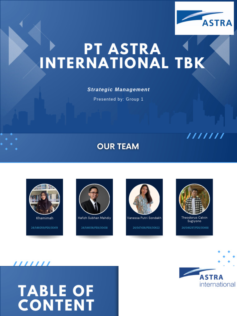 Manajemen Strategis PT Astra International | PDF