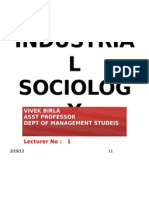 Industrial Sociology 1