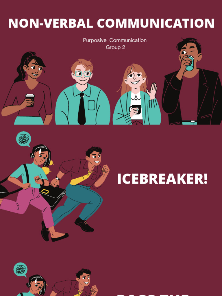 Non-Verbal Communication - Group 2 | PDF | Nonverbal Communication ...