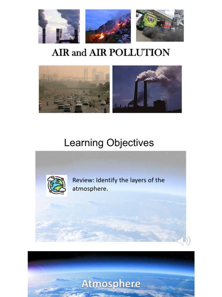 8 Air and Air Pollution | PDF | Atmosphere Of Earth | Air Pollution