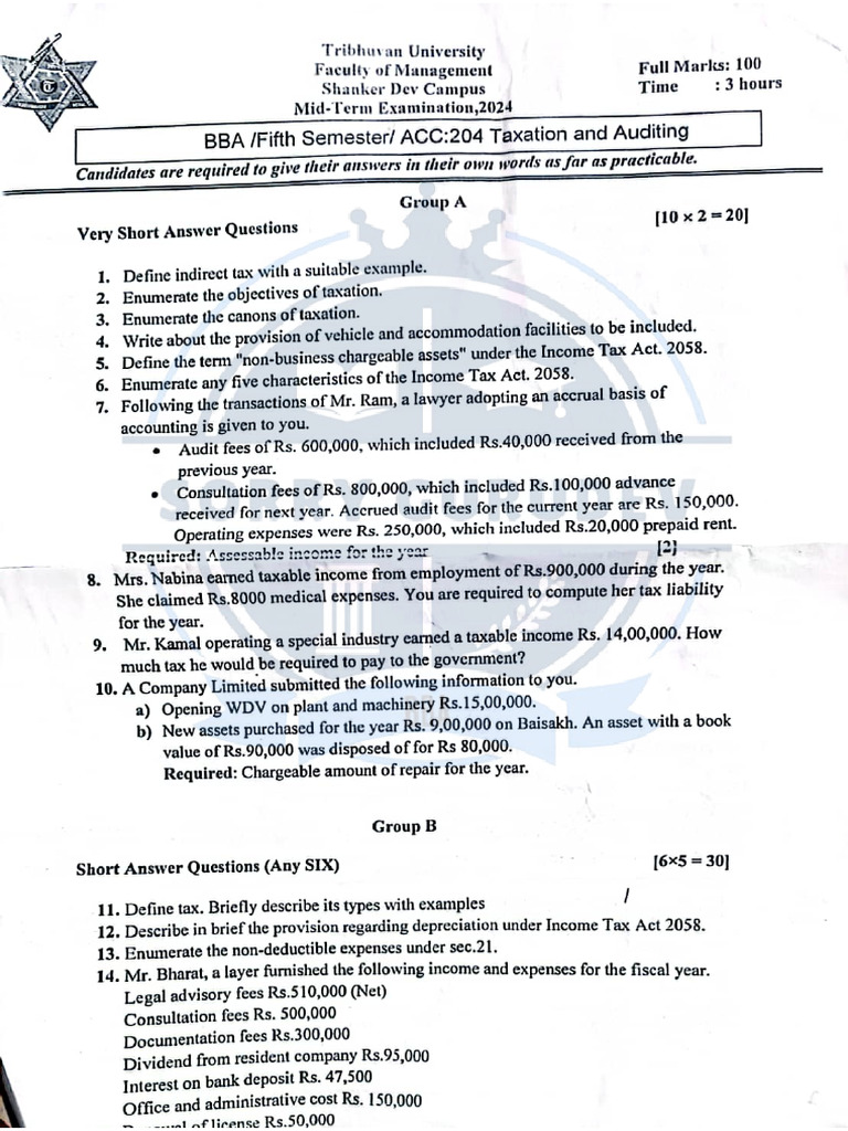 Mid Term SDC 5th Sem | PDF