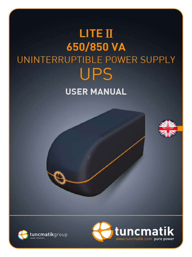 LiteII650 850 Manual en | PDF | Power Supply | Electricity