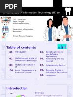 CBSE Class 10 IT: Chapter 1 Overview | PDF
