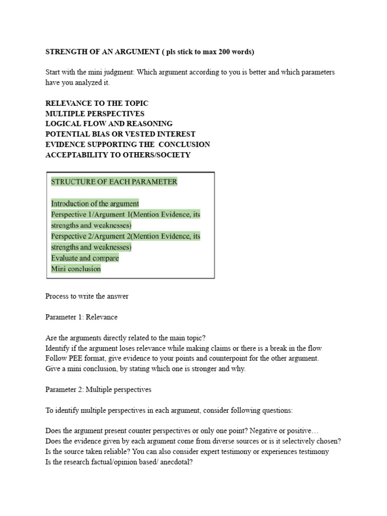 Analyzing Argument Strengths and Bias | PDF | Argument | Fallacy