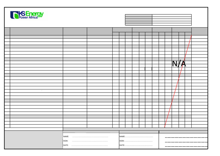 MCC Inspection and Testing Plan | PDF | Manufactured Goods | Electricity
