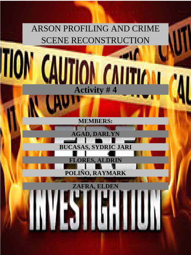 Arson Profiling and Crime Scene Reconstruction | PDF | Fires | Arson