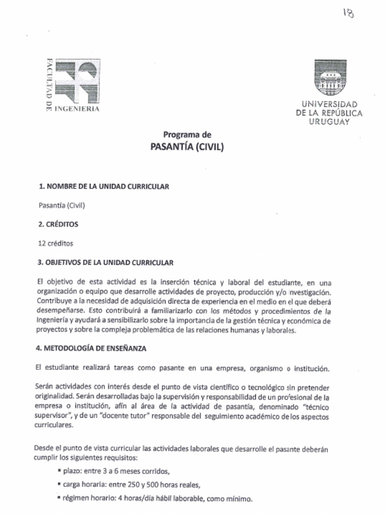 Pasantía | PDF