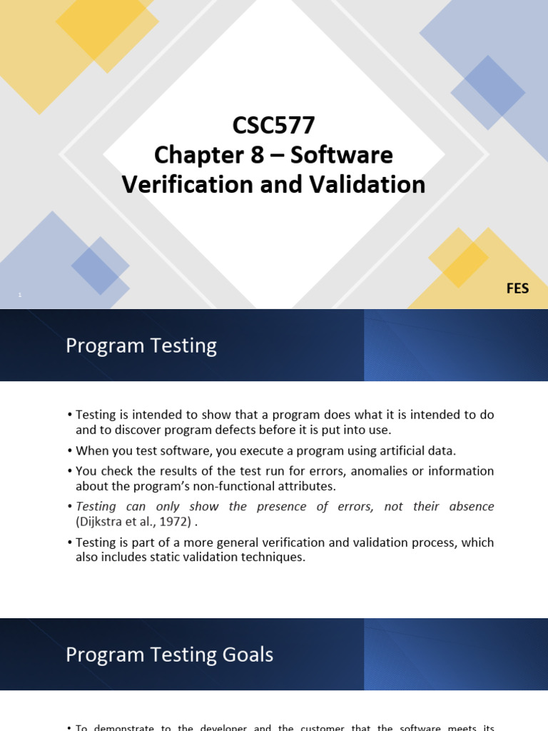 Chapter 8 | PDF | Software Testing | Unit Testing