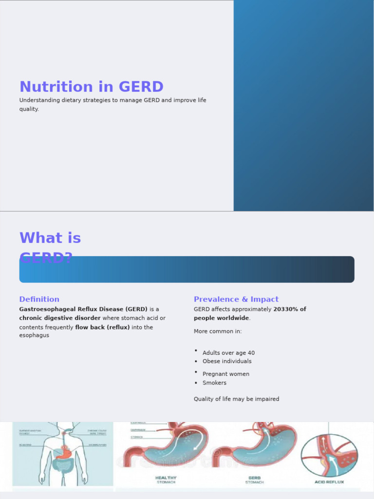 Nutrition in GERD.pptx 3 | PDF | Gastroesophageal Reflux Disease ...