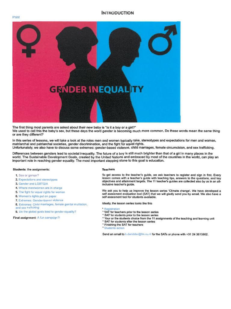 Gender_English | PDF | Gender | Gender Studies
