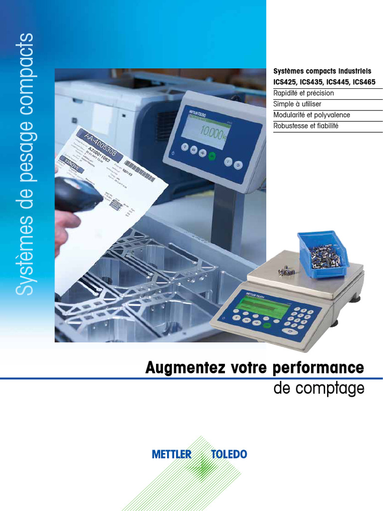 Balances compactes ICS425 à ICS465 | PDF | Balance (instrument) | USB